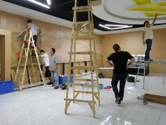 工廠的新展廳裝修即將完成