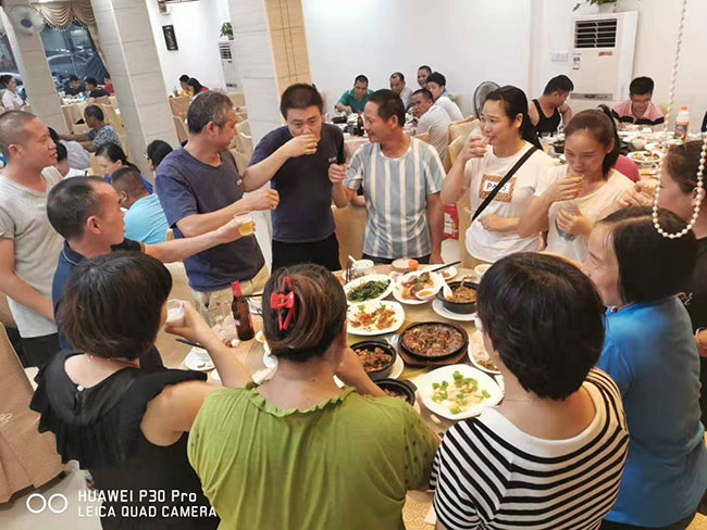 安檢設備工廠,娛樂活動,聚餐