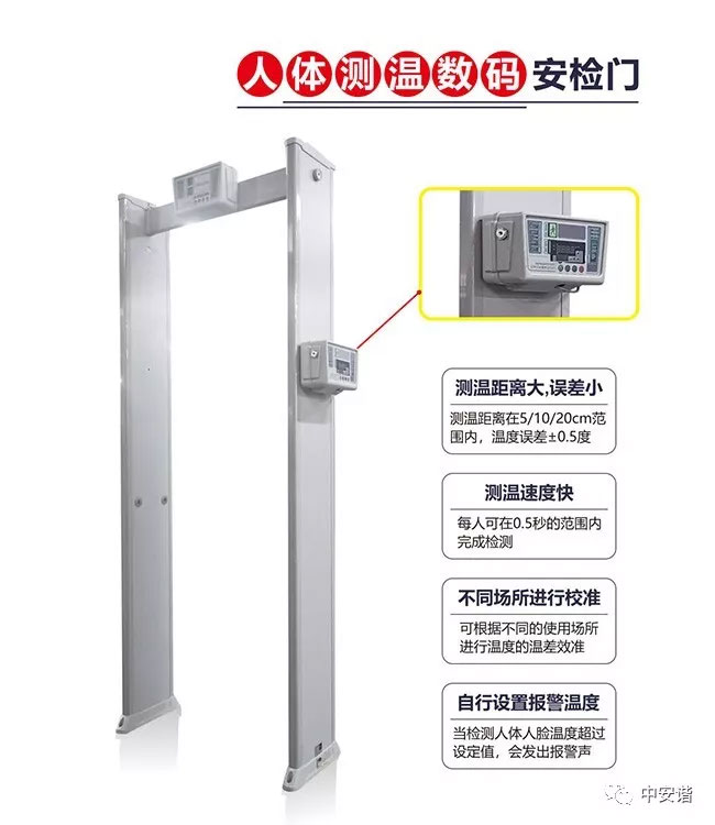 體測(cè)溫安檢門