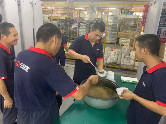 工廠福利,綠豆湯