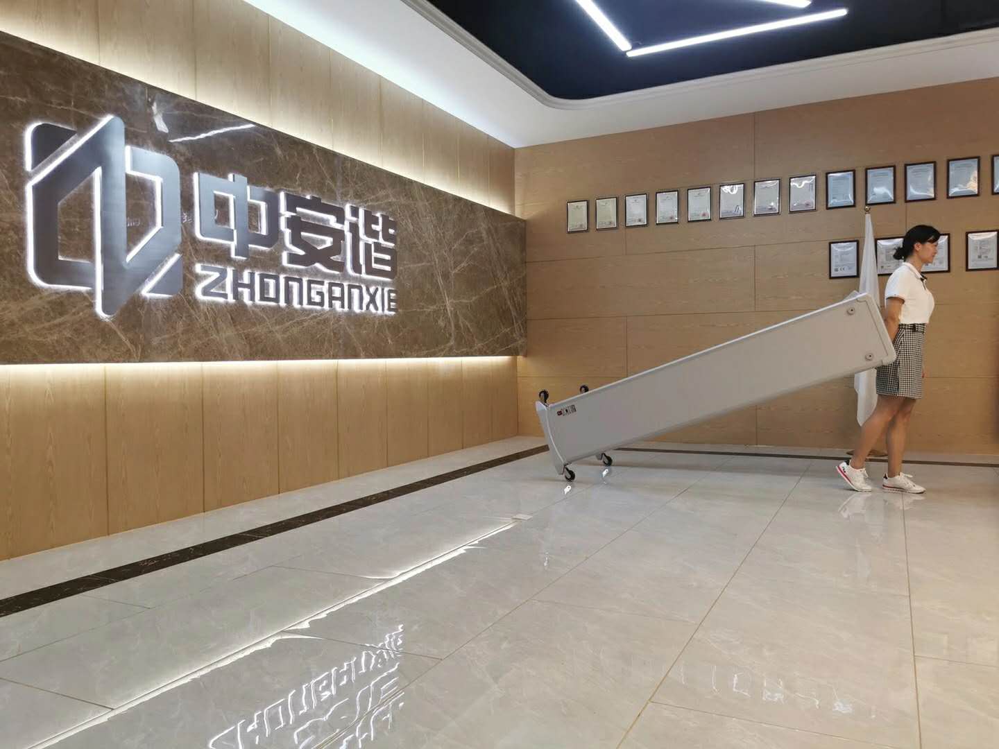 輪子安檢門,中安諧