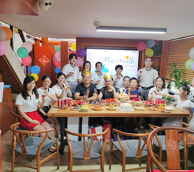 中安諧8月員工生日派對分別在河源和深圳舉行