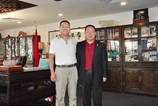 <b>深圳安防協會會長楊金才為中安諧指導工作</b>