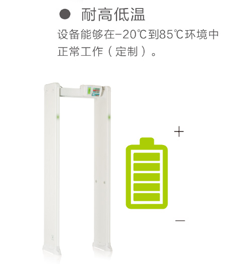 300抗干擾系列通過式金屬探測安檢門