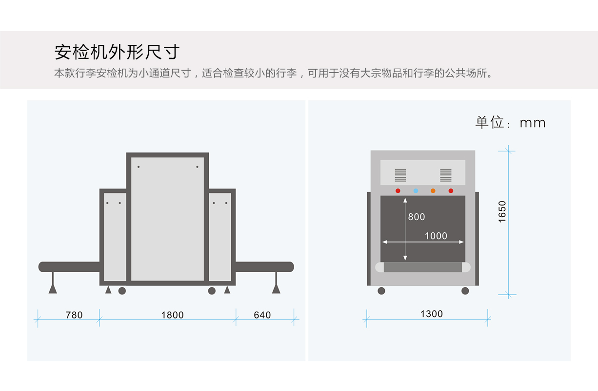 物流快遞車站暢銷款安檢機