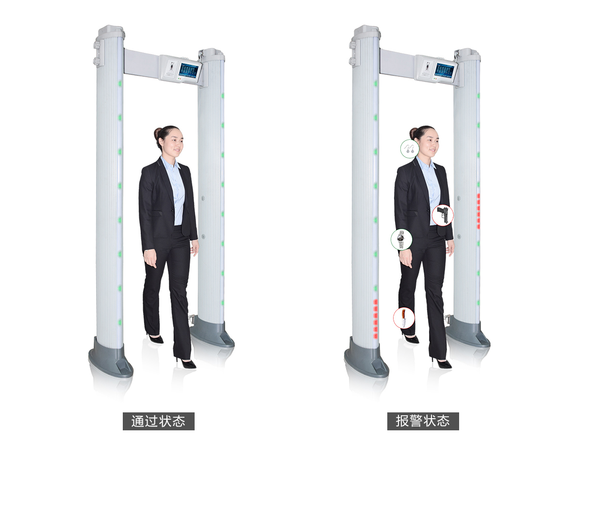 600T,便攜,橢圓,通過式,金屬探測門,安檢門