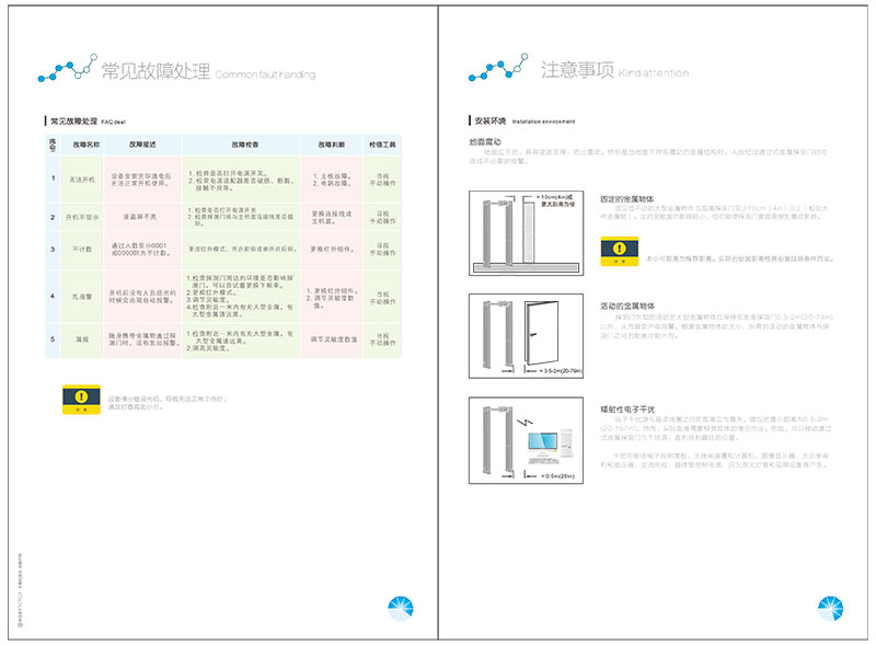 2018,小液晶主機盒,安檢門中文說明書,中安諧