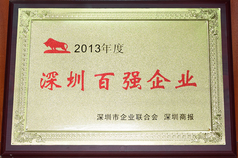 2013,深圳百強企業,中安諧