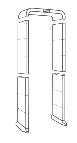 金屬探測系統智慧鏈拼接門技術優勢