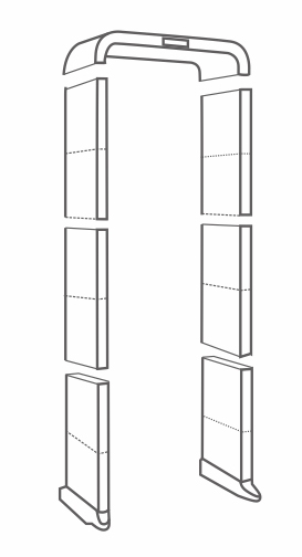 金屬探測系統智慧鏈拼接門技術優勢