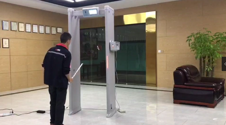 <b>比利時測溫安檢門區位演示</b>