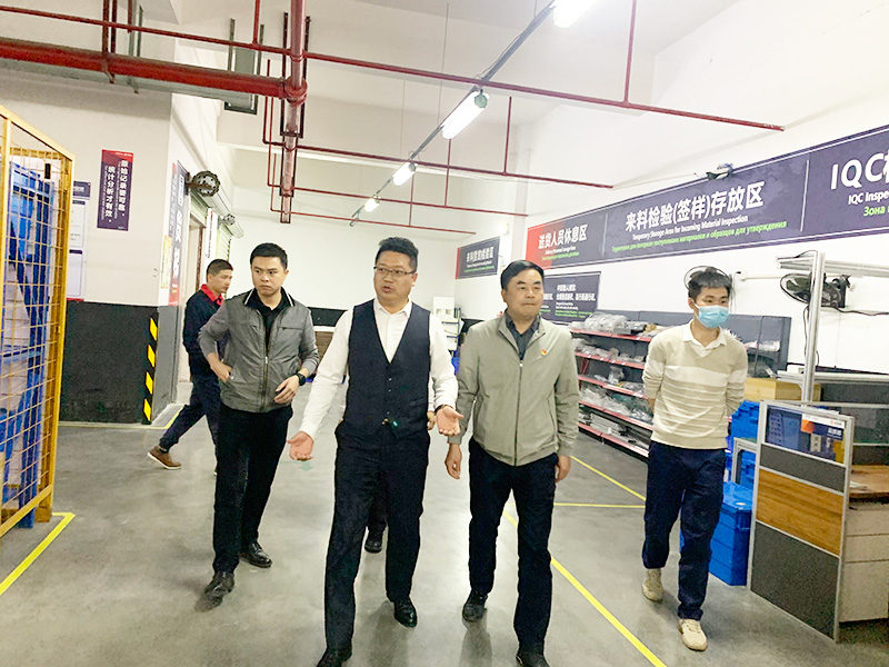 工業園區領導歐陽書記蒞臨視察復工復產工作