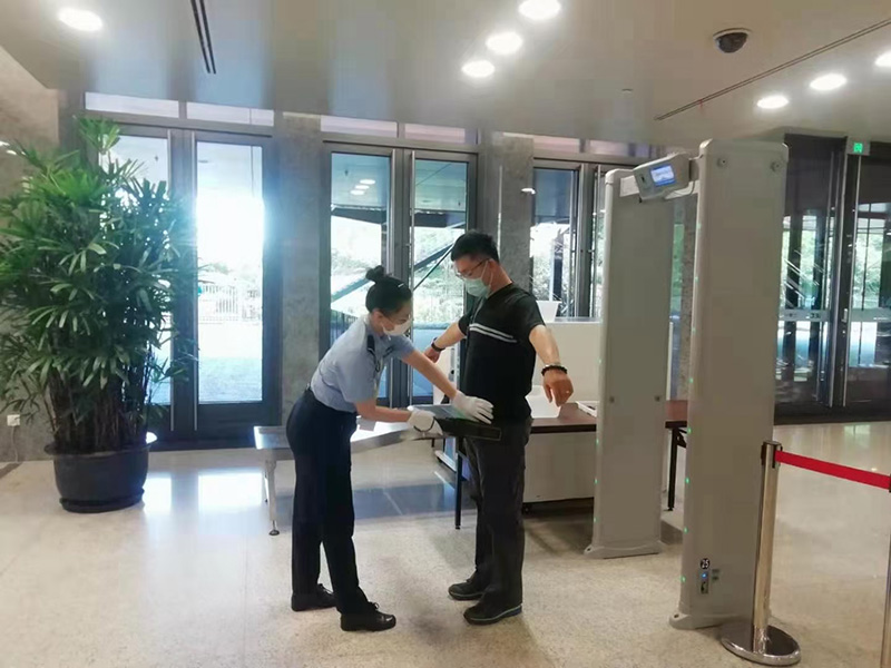 中安諧安檢門使用案例