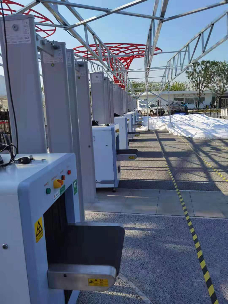 河北省第五屆園林博覽會安檢門使用案例