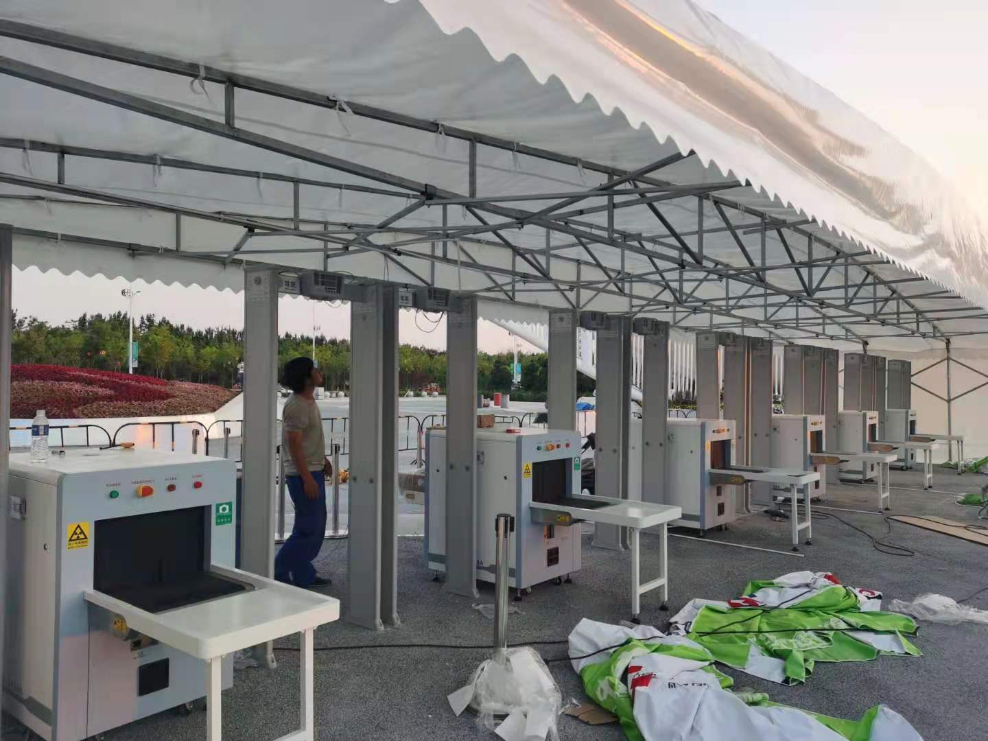 河北省第五屆園林博覽會安檢門使用案例