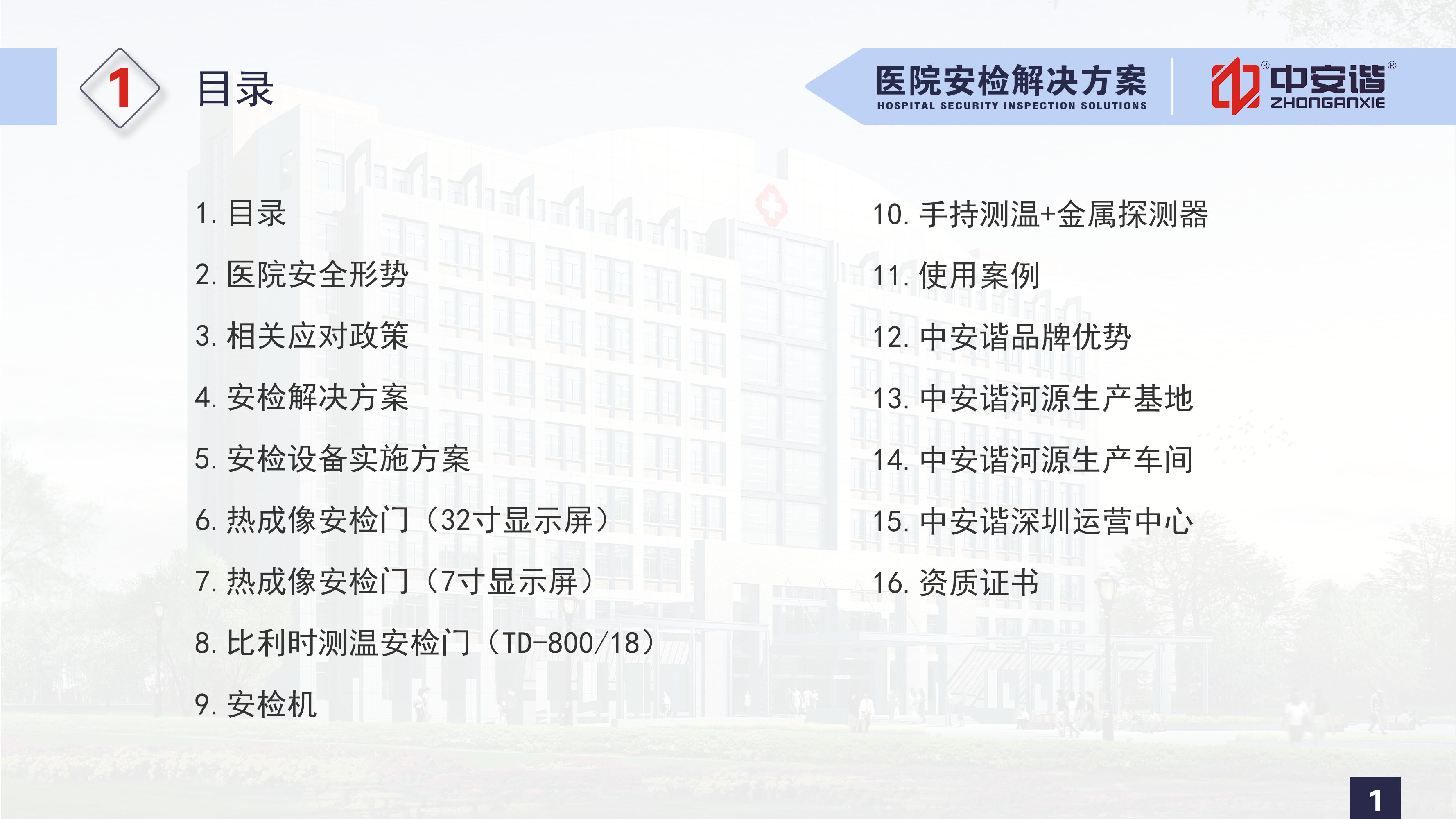 醫院安檢解決方案