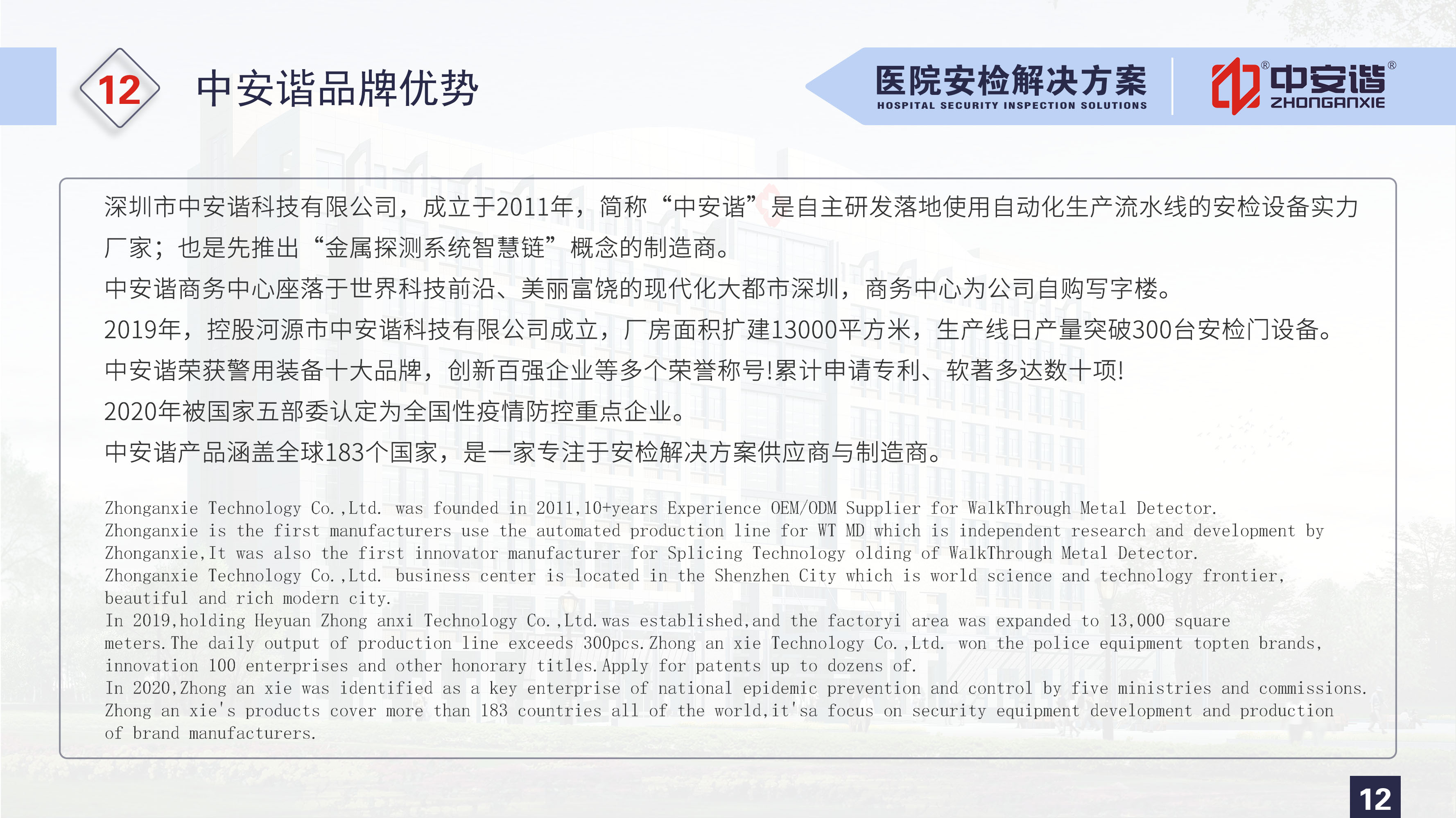 醫院安檢解決方案
