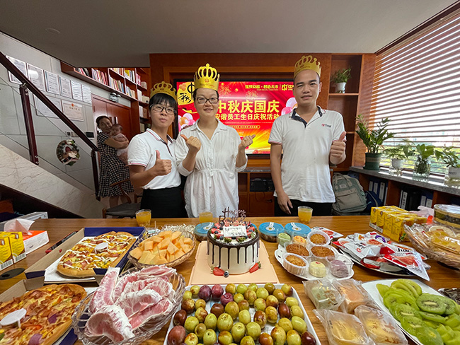 中安諧安檢門工廠迎中秋暨員工生日慶祝活動