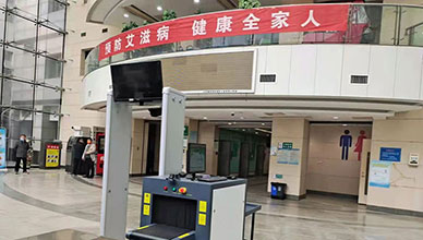 熱成像測溫門醫院使用案例